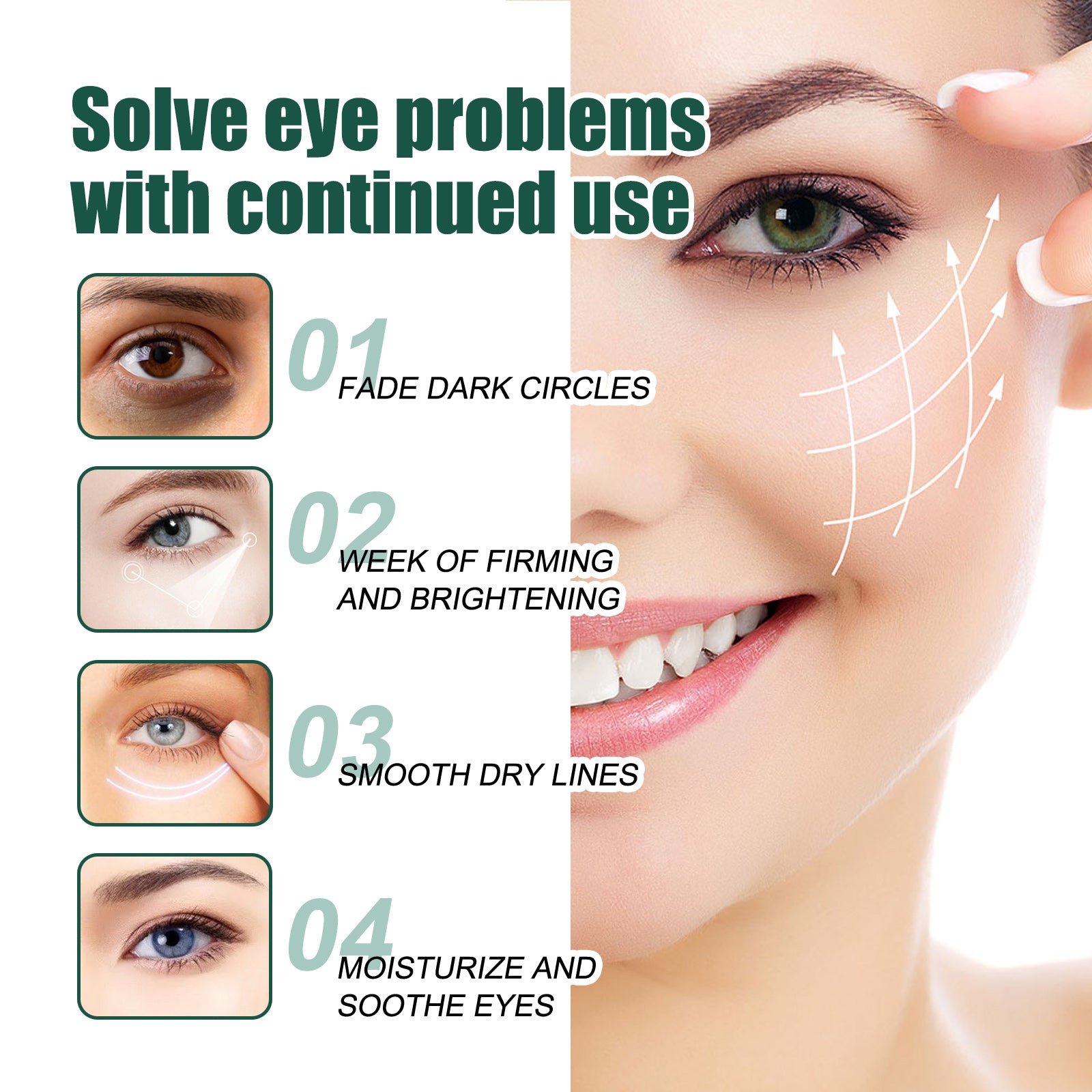 Cordyceps Eye Cream, Anti-wrinkle Hydrating Brightening Care Eye Cream Health Eprolo https://www.cyberehub.com