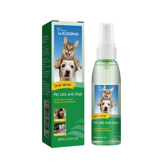 Yegbong Pet Tooth Deodorizer Spray, Cats And Dogs Universal Mouth Cleaning Breath Freshening Spray Pet Supplies Pet Eprolo https://www.cyberehub.com