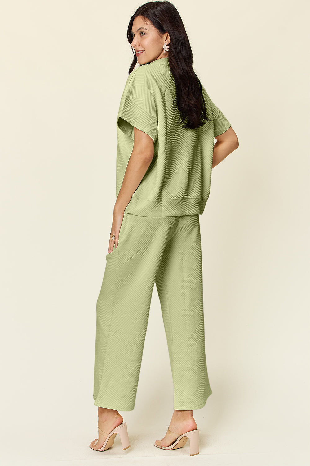 Double Take Full Size Texture Half Zip Short Sleeve Top and Pants Set Apparel/Tops Double Take Ship from USA TikTok Tops Trendsi USPS Walmart Walmart Apparel Trendsi https://www.cyberehub.com