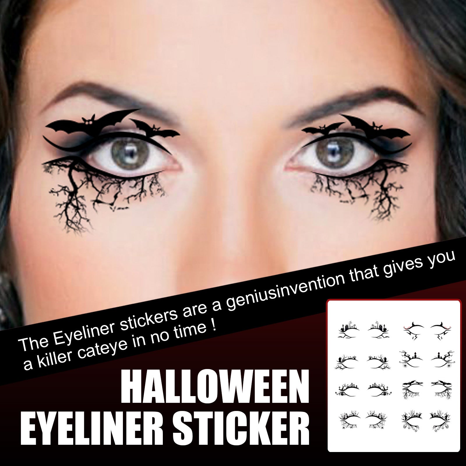 Halloween Eyeliner Stick Scary Fashion Party Makeup Kit Bat Spider Decorative Eyeliner Eyeshadow Stick Health Eprolo https://www.cyberehub.com