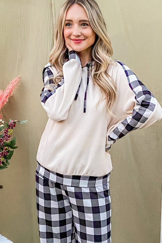 And The Why Drawstring Hooded Top and Plaid Pants Lounge Set White Black Apparel/Tops And The Why Ship from USA TikTok Tops Trendsi USPS Walmart Walmart Apparel Trendsi https://www.cyberehub.com
