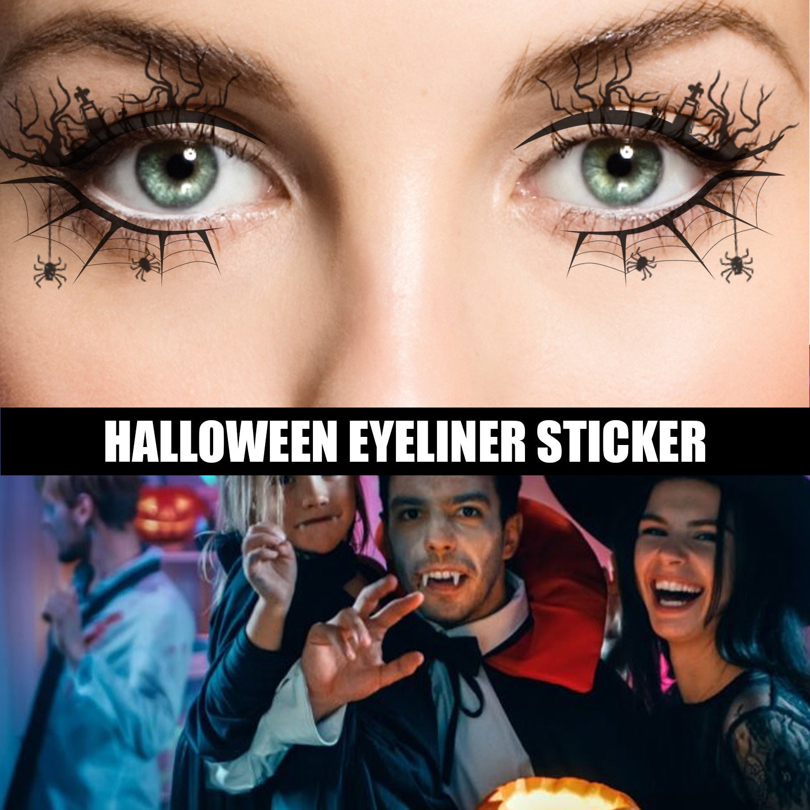 Halloween Eyeliner Stick Scary Fashion Party Makeup Kit Bat Spider Decorative Eyeliner Eyeshadow Stick Health Eprolo https://www.cyberehub.com