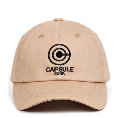 Capsule Corp. Baseball Caps Khaki Apparel/Hat CJ Hat Hats Yun Express CJ https://www.cyberehub.com