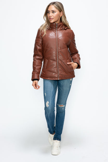 How Dare U Pocketed Zip Up Puffer Jacket with Removable Hood Tops/Jackets/Sweaters Clothing Tops How Dare U Ship from USA TikTok Trendsi USPS Walmart Trendsi https://www.cyberehub.com