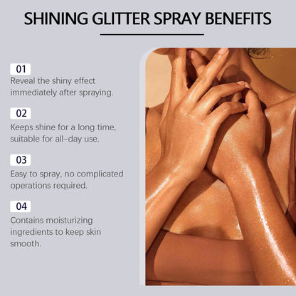 Eelhoe Highlighter Glitter Spray Glitter Spray Highlighter Spray Natural Stereoscopic Long Lasting Glitter Health & Beauty Health & Beauty Under 10 UniversalMaax https://www.cyberehub.com