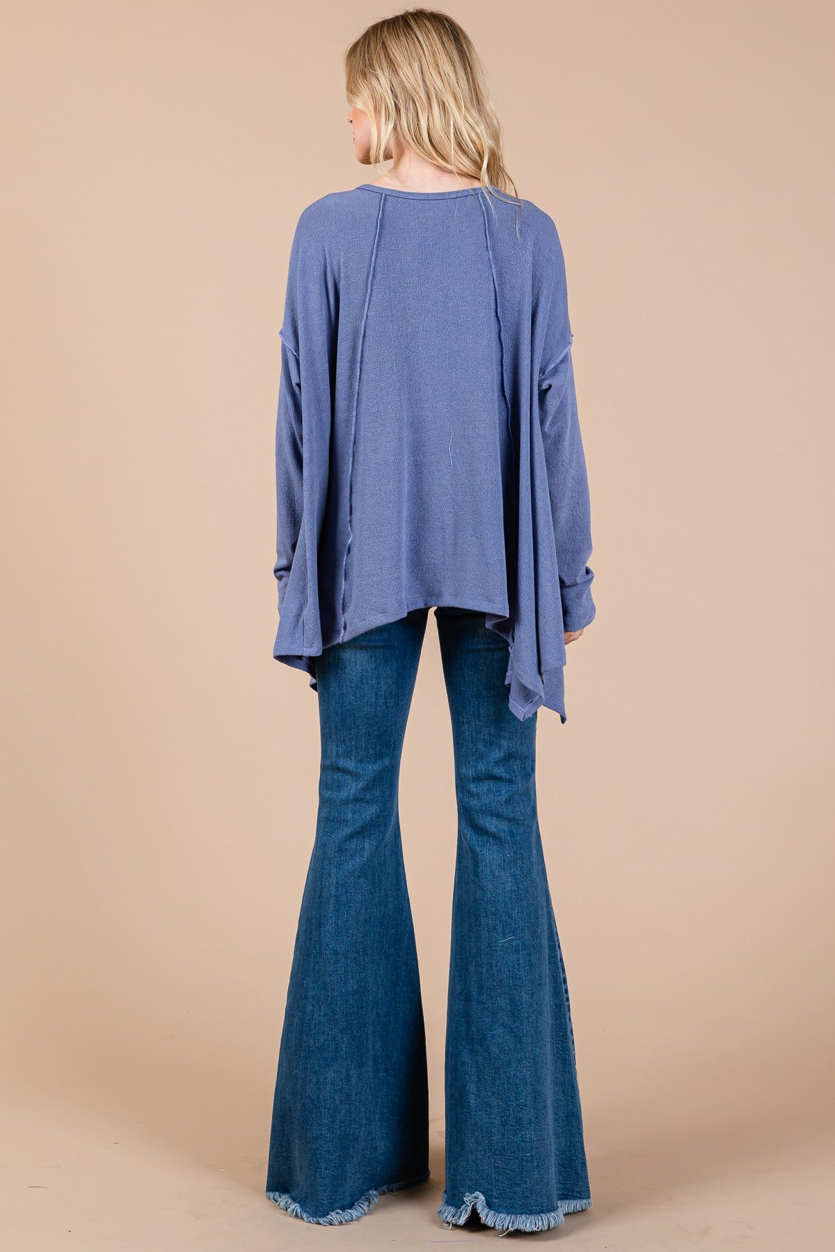 Ces Femme Asymmetrical Long Sleeve top Tops/Jackets/Sweaters Cesfemme Clothing Tops Ship from USA TikTok Trendsi USPS Walmart Trendsi https://www.cyberehub.com