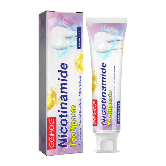 Niacinamide Toothpaste, Cool White Toothpaste Freshen Breath Clean Mouth Guard Gum Jianchi Bright White Toothpaste default title Health Eprolo https://www.cyberehub.com