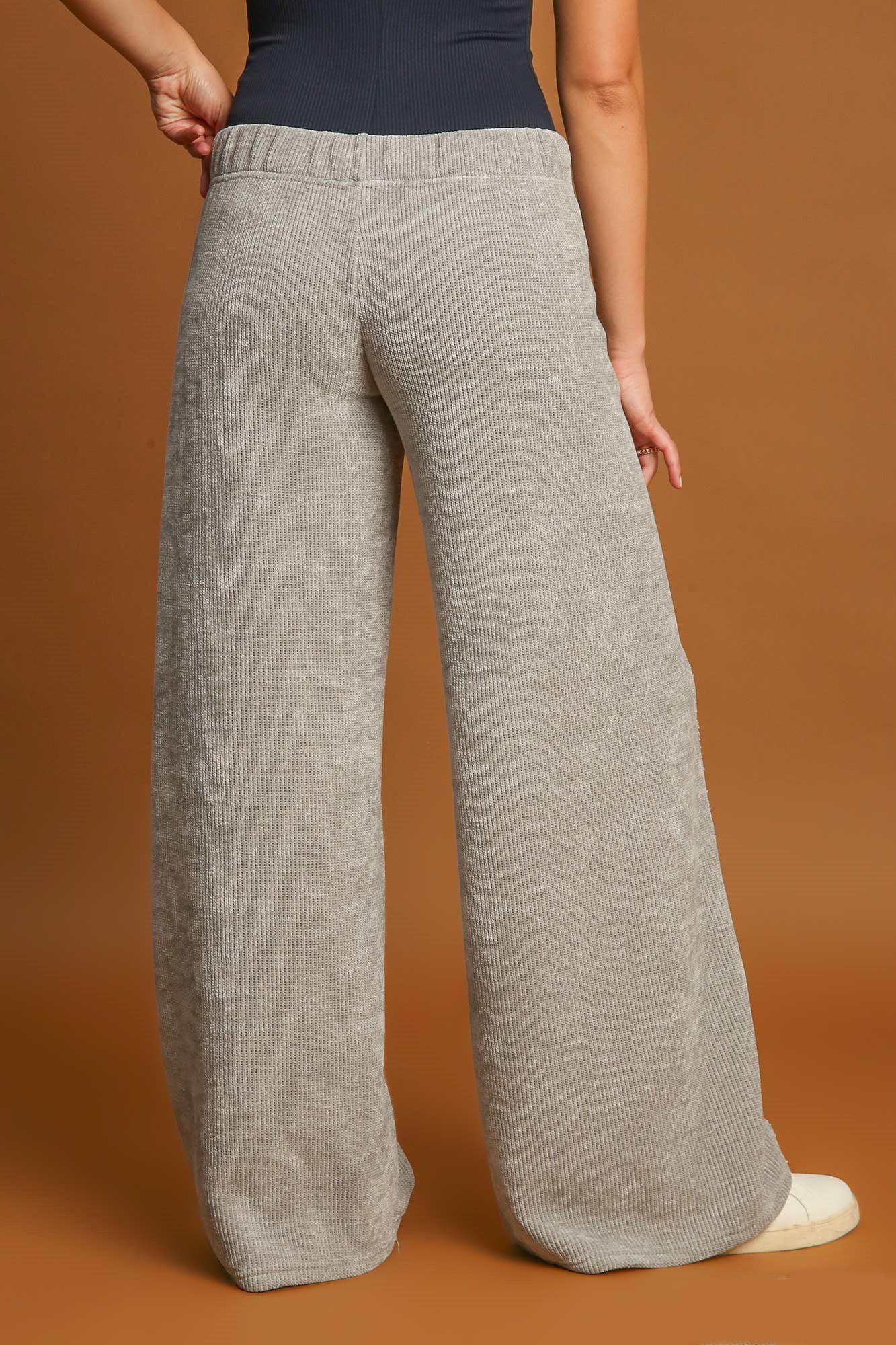 Umgee Elastic Waist Wide Leg Pants Apparel Apparel Ship from USA TikTok Trendsi Umgee USA Trendsi https://www.cyberehub.com