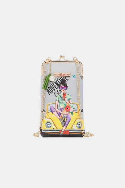 Nicole Lee USA Printed Kisslock Phone and Sunglass Purse Fun Begins One Size Nicole Lee USA Ship from USA TikTok USA Trendsi https://www.cyberehub.com