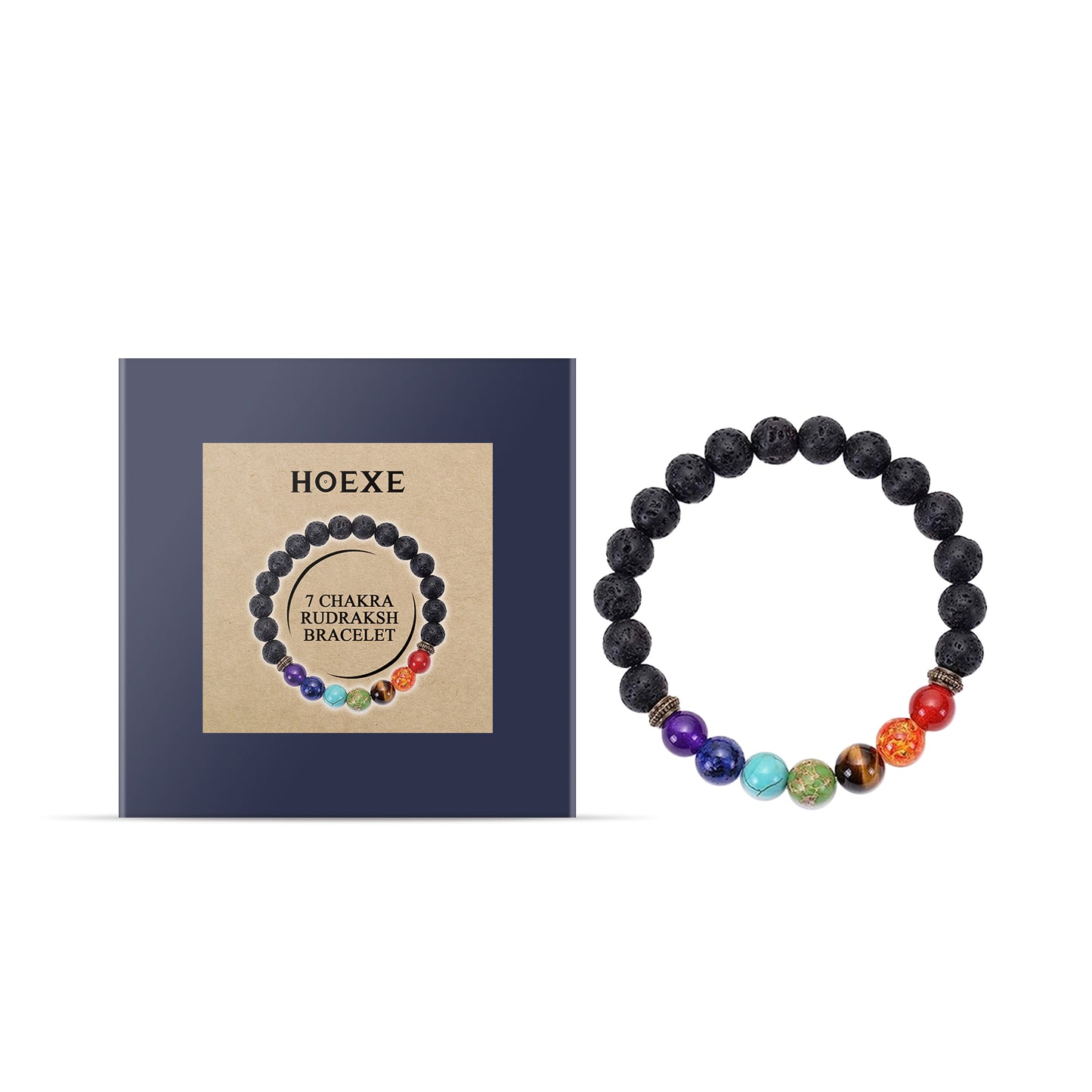 Colorful Volcanic Stone Bracelet Jewelry Beads Bracelet Colorful Volcanic Stone Bracelet Adjustable Braided Beading HOEXE eprolo https://www.cyberehub.com