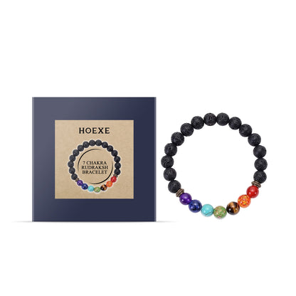 Colorful Volcanic Stone Bracelet Jewelry Beads Bracelet Colorful Volcanic Stone Bracelet Adjustable Braided Beading HOEXE eprolo https://www.cyberehub.com