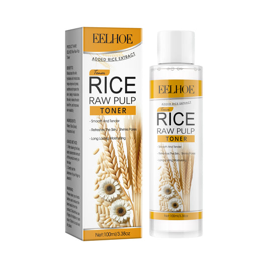 Rice Raw Pulp Toner, Moist Firming Shine Bright Skin Contractive Pore Skin Care Water default title Health Eprolo https://www.cyberehub.com