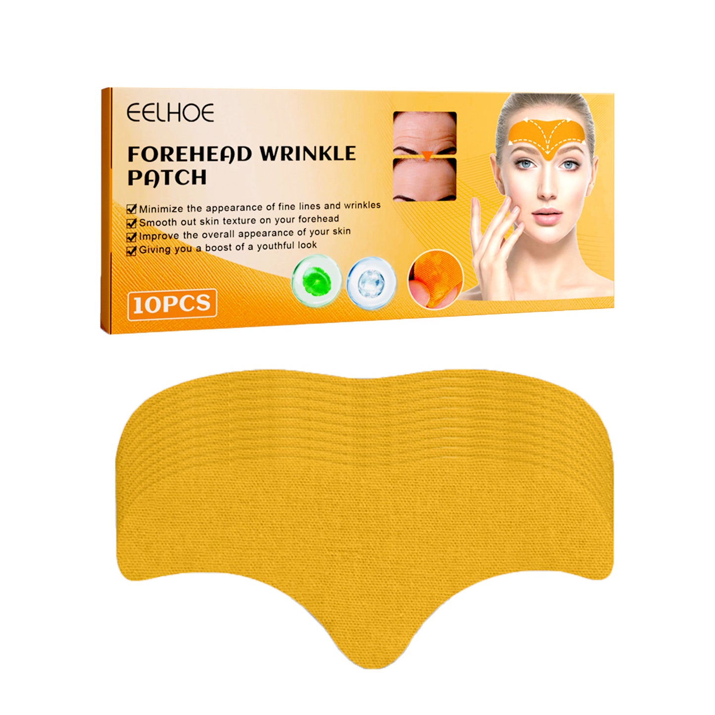 EELHOE Forehead Wrinkle Patch, Lifts Lightens And Smooths Forehead Wrinkles Facial Skin Forehead Patch default title Health Eprolo https://www.cyberehub.com