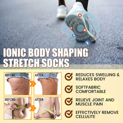 Ionic Body Shaping Stretch Socks, Outdoor Sports Comfortable Breathable Non-slip Foot Care Elastic Socks Health Eprolo https://www.cyberehub.com