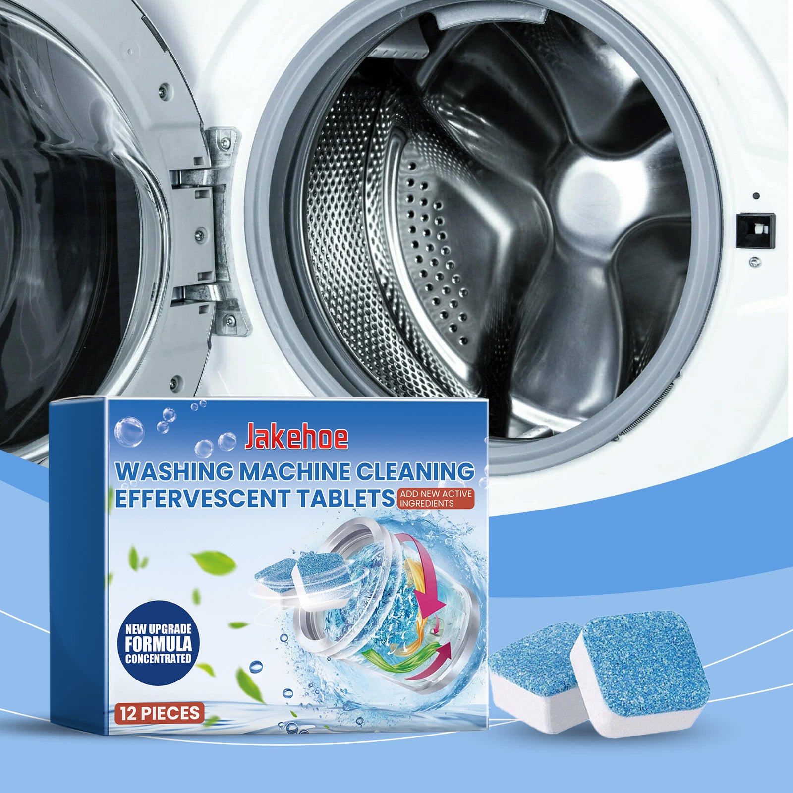 Jakehoe Washing Machine Cleaning Effervescent Sheet Washing Tank Cleaning Dirt, Odor And Fragrance Cleaning Sheet Home & Garden Home Goods Eprolo https://www.cyberehub.com
