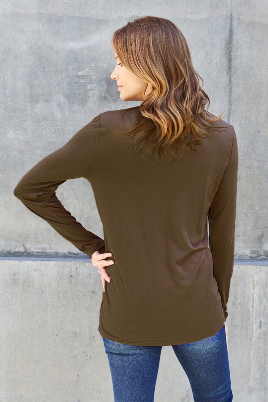 Basic Bae Full Size Round Neck Long Sleeve Top Apparel/Tops Basic Bae Ship from USA TikTok Tops Trendsi USPS Walmart Walmart Apparel Trendsi https://www.cyberehub.com