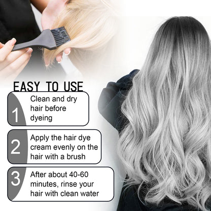 EELHOE Gray Hair Cream Natural Hair Color Long Lasting No Hair Damage Easy To Color Easy To Clean Tide Color Hairdresser Health Beauty CJ USa USPS Muqe https://www.cyberehub.com
