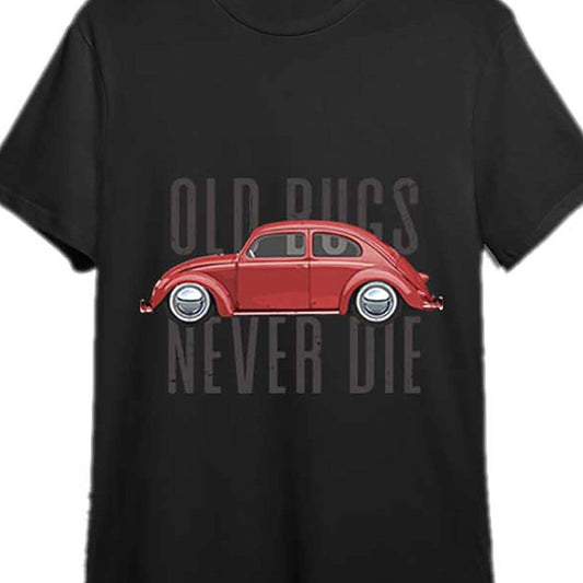 Classic Bug Never Dies Beetle T-shirt Fun Men's Short Sleeve Pattern T-shirt Series Apparel/Shirt/Graphic Shirt SNULLO https://www.cyberehub.com