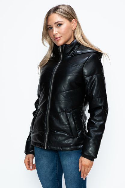 How Dare U Pocketed Zip Up Puffer Jacket with Removable Hood Tops/Jackets/Sweaters Clothing Tops How Dare U Ship from USA TikTok Trendsi USPS Walmart Trendsi https://www.cyberehub.com