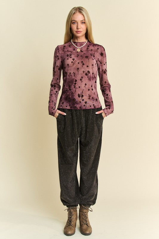 Davi & Dani Rhinestone Elastic Waist Joggers Apparel Apparel Davi & Dani Ship from USA TikTok Trendsi Trendsi https://www.cyberehub.com