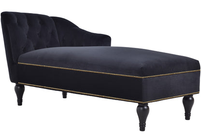 [New+Video] 58''Velvet Chaise Lounge,Button Tufted Right Arm Facing Lounge Chair with Nailhead Trim & Solid Wood Legs for Living Room or Office,Sleeper Lounge Sofa (New style of WF284880AAB) Giga GNJ Home Home & Garden Sofa Walmart Giga https://www.cyberehub.com