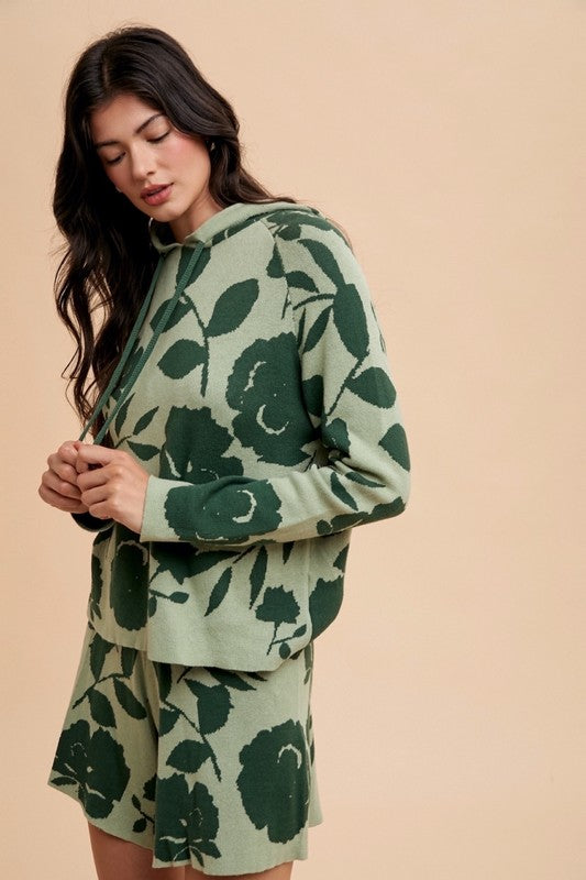 Annie Wear Flower Pattern Drawstring Hooded Top and Shorts Sweater Set Apparel Annie Wear Apparel Ship from USA TikTok Trendsi Trendsi https://www.cyberehub.com