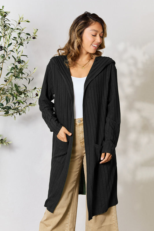 Basic Bae Full Size Hooded Sweater Cardigan Black Apparel/Tops Basic Bae Ship from USA TikTok Tops Trendsi USPS Walmart Walmart Apparel Trendsi https://www.cyberehub.com