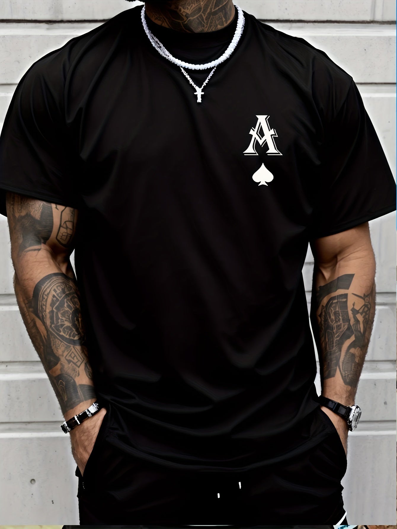 Men's Creative Printed Top, Casual Short Sleeved Round Neck T-shirt, Summer Outdoor Men's Clothing Apparel/Shirt/Graphic Shirt SNULLO https://www.cyberehub.com