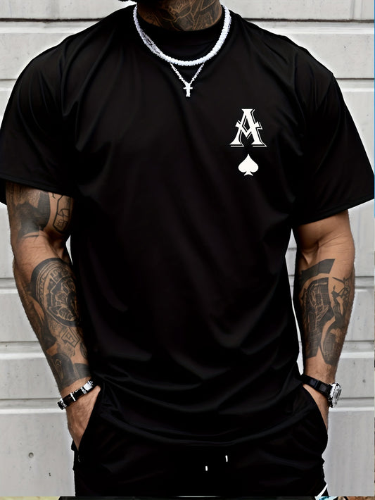 Men's Creative Printed Top, Casual Short Sleeved Round Neck T-shirt, Summer Outdoor Men's Clothing Apparel/Shirt/Graphic Shirt SNULLO https://www.cyberehub.com