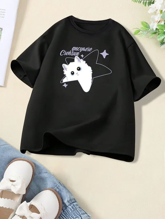 Men's Printed Short-sleeved T-shirt Apparel/Shirt/Graphic Shirt SNULLO https://www.cyberehub.com