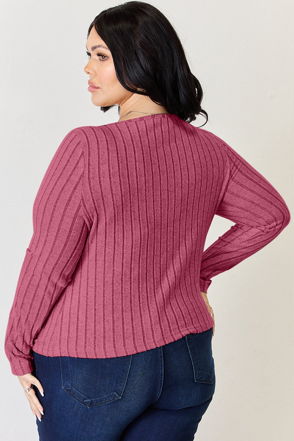 Basic Bae Full Size Ribbed Long Sleeve T-Shirt Apparel/Tops Basic Bae Ship from USA TikTok Tops Trendsi USPS Walmart Walmart Apparel Trendsi https://www.cyberehub.com