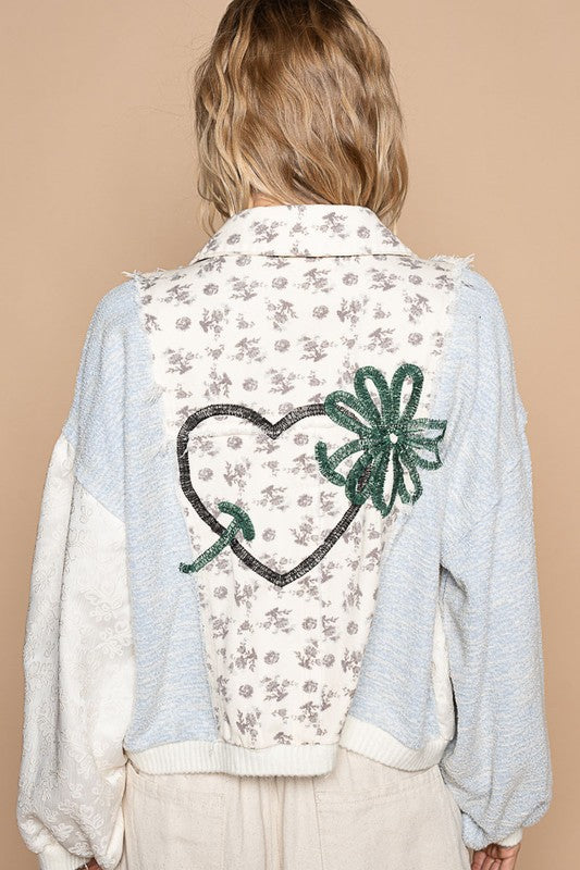 POL Printed Drop Shoulder Button Up Jacket Apparel Apparel POL Ship from USA TikTok Trendsi Trendsi https://www.cyberehub.com