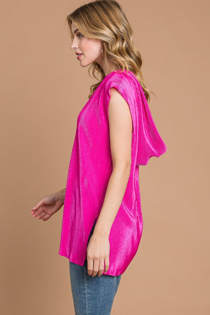 Culture Code Slit Cap Sleeve Hooded Top Tops/Jackets/Sweaters Clothing Tops Culture Code Ship from USA TikTok Trendsi USPS Walmart Trendsi https://www.cyberehub.com