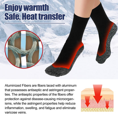 35 Degrees Aluminized Fibers Heating Socks, Relieve Vein Spontaneous Heat Constant Temperature Comfortable Warm Foot Cold Protection Socks Health Eprolo https://www.cyberehub.com