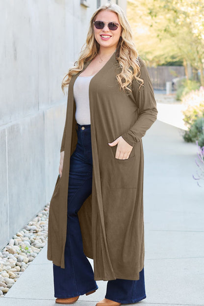 Basic Bae Full Size Open Front Long Sleeve Cover Up Apparel/Tops Basic Bae Memorial Day Sale Ship from USA TikTok Tops Trendsi USPS Walmart Walmart Apparel Trendsi https://www.cyberehub.com