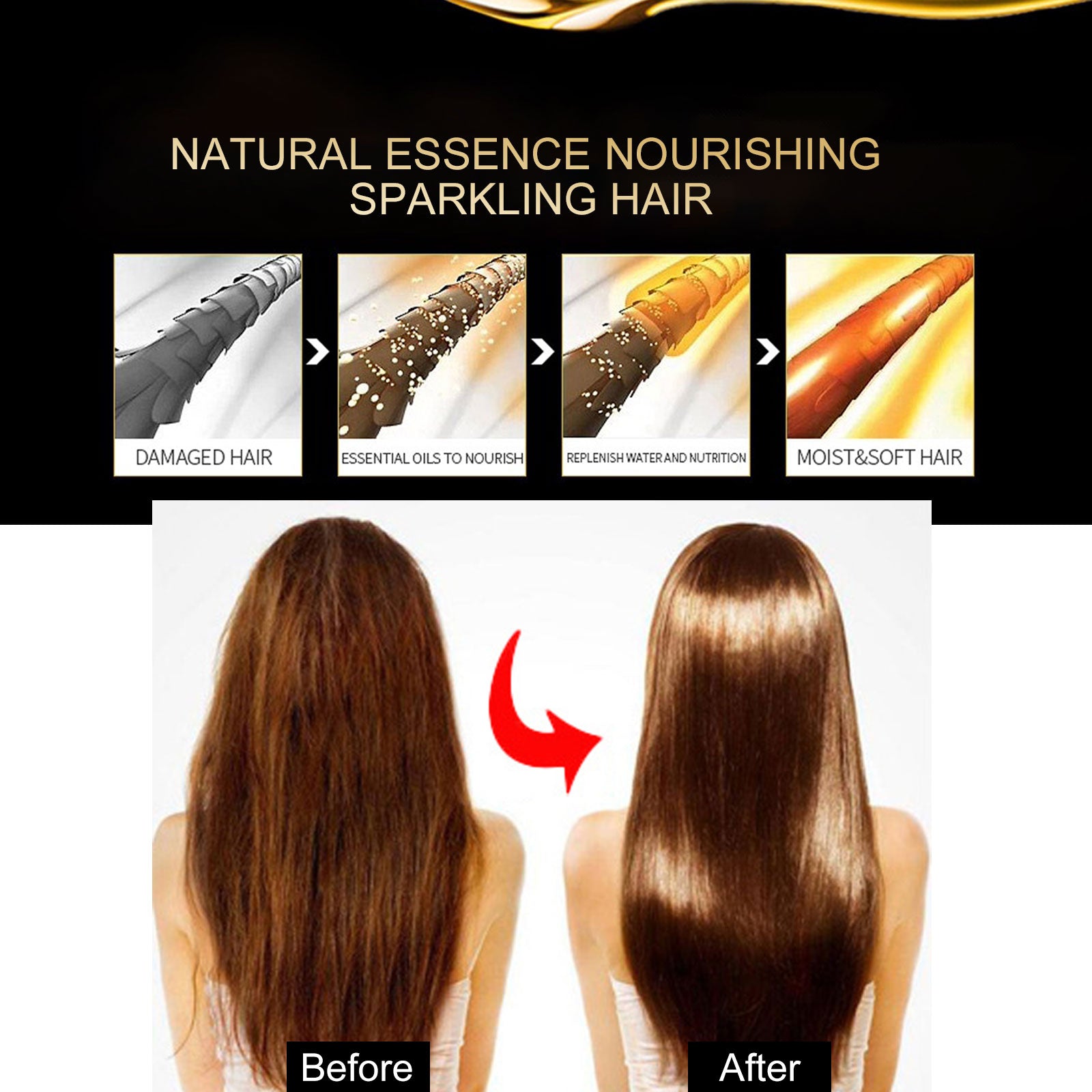 Anti-Frizz Hair Essence Repair Perm Dye Dry Split Hair Moisturizing Hair Smoothing Hair Essential Oil Health Eprolo https://www.cyberehub.com