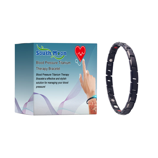 Blood Pressure Titanium Therapy Bracelet, Lightheadedness Relief Body Discomfort Capsule Body Care Bracelet default title SOUTH MOON eprolo https://www.cyberehub.com
