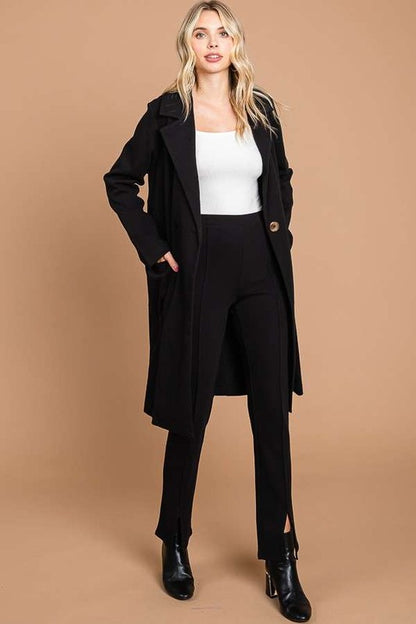 Culture Code Double Breast Lapel Collar Coat Tops/Jackets/Sweaters Clothing Tops Culture Code Ship from USA TikTok Trendsi USPS Walmart Trendsi https://www.cyberehub.com