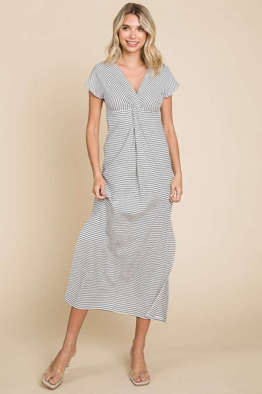 Culture Code Full Size Striped Twisted Detail Dress Black Apparel/Dress Culture Code Dress Ship from USA TikTok Trendsi USPS Walmart Walmart Apparel Trendsi https://www.cyberehub.com