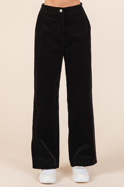 Mittoshop Corduroy Back Elastic Waist Pants Bottoms Bottoms Clothing Mittoshop Ship from USA Women Trendsi https://www.cyberehub.com