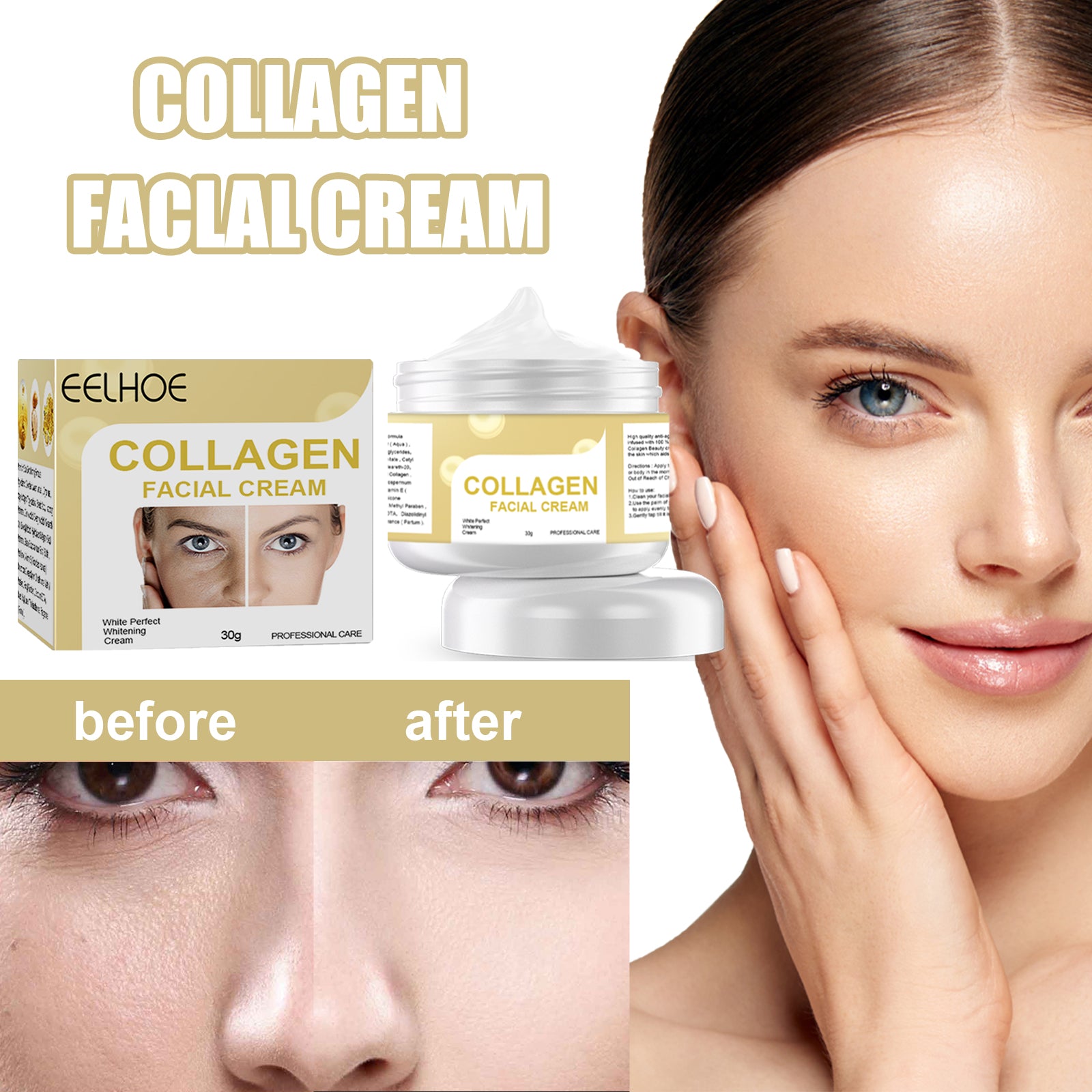 Collagen Cream, Brightening Moisturizing Facial Skin And Smoothing Fine Lines Cream Health Eprolo https://www.cyberehub.com
