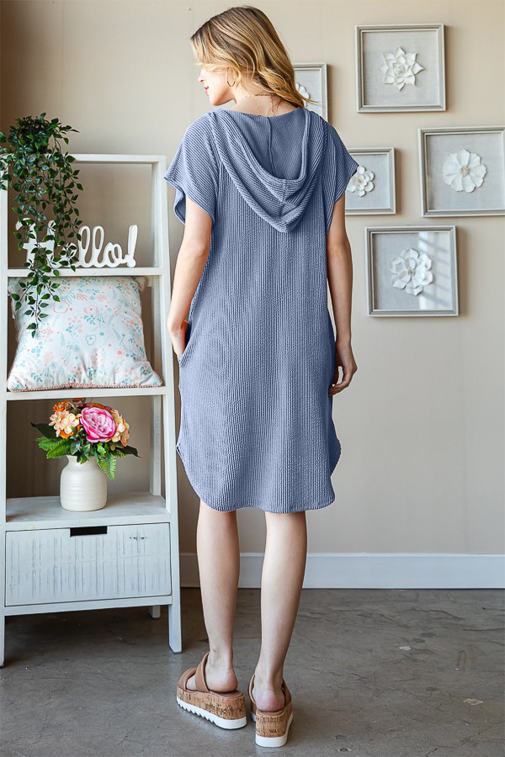 Heimish Full Size Ribbed Short Sleeve Hooded Dress Apparel/Dress Dress Heimish Ship from USA TikTok Trendsi USPS Walmart Walmart Apparel Trendsi https://www.cyberehub.com