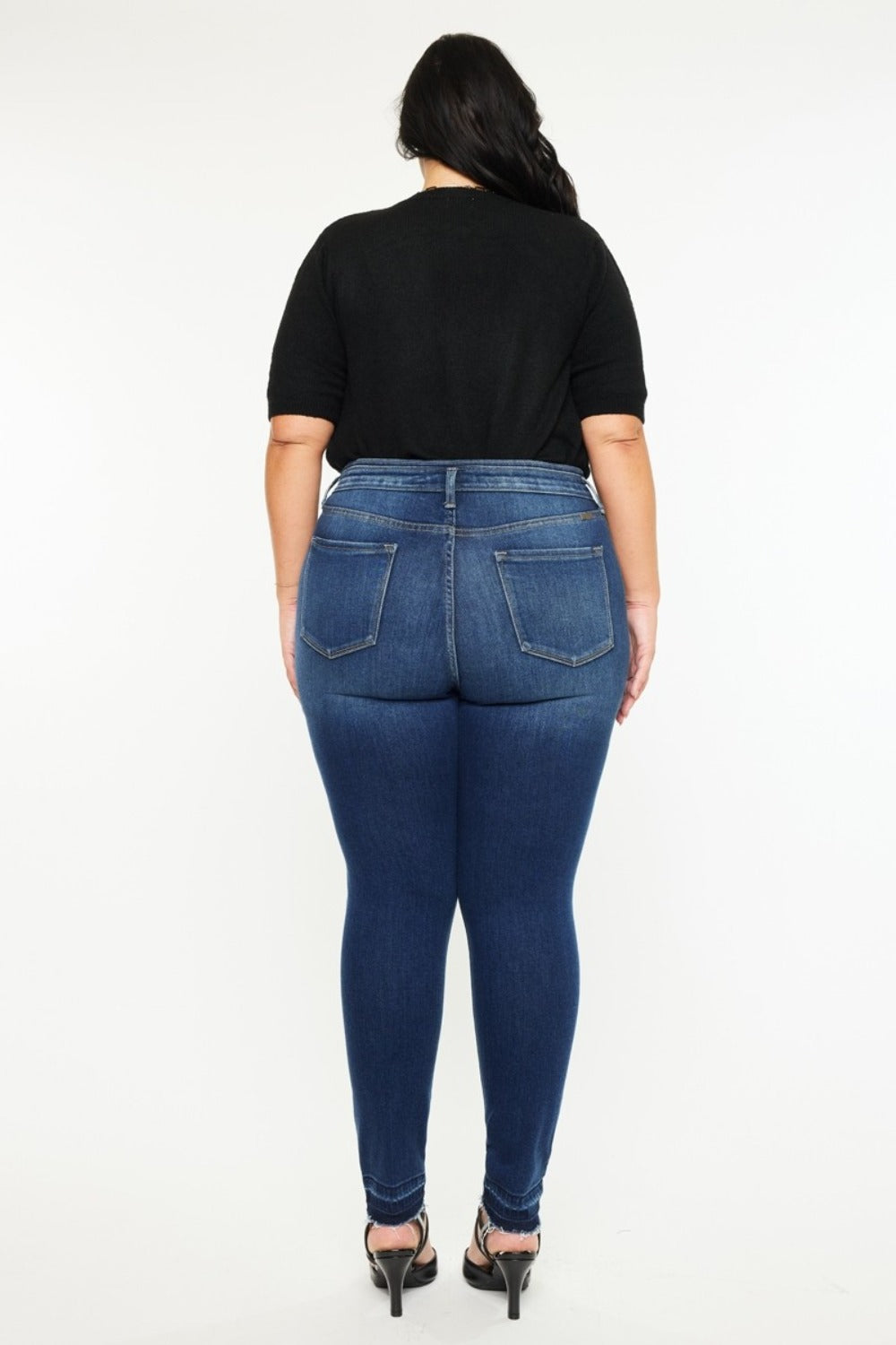 Kancan Full Size High Rise Ankle Skinny Jeans Bottoms Bottoms Clothing Kancan Ship from USA Women Trendsi https://www.cyberehub.com