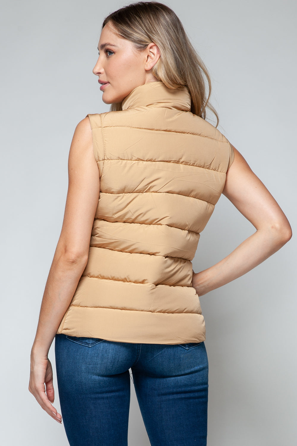Snobbish Zip Up Turtleneck Vest with Pockets Shirt Apparel Clothing Tops price-change-job-active Ship from USA Shirts Snobbish USA Women Trendsi https://www.cyberehub.com