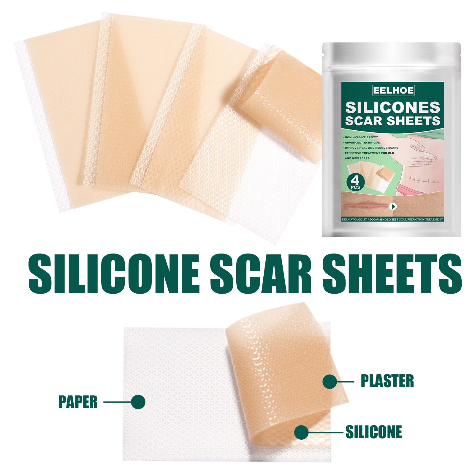Silicone Gel Repair Patch, Fade Marks Transparent Care Skin Repair Patch Health Eprolo https://www.cyberehub.com