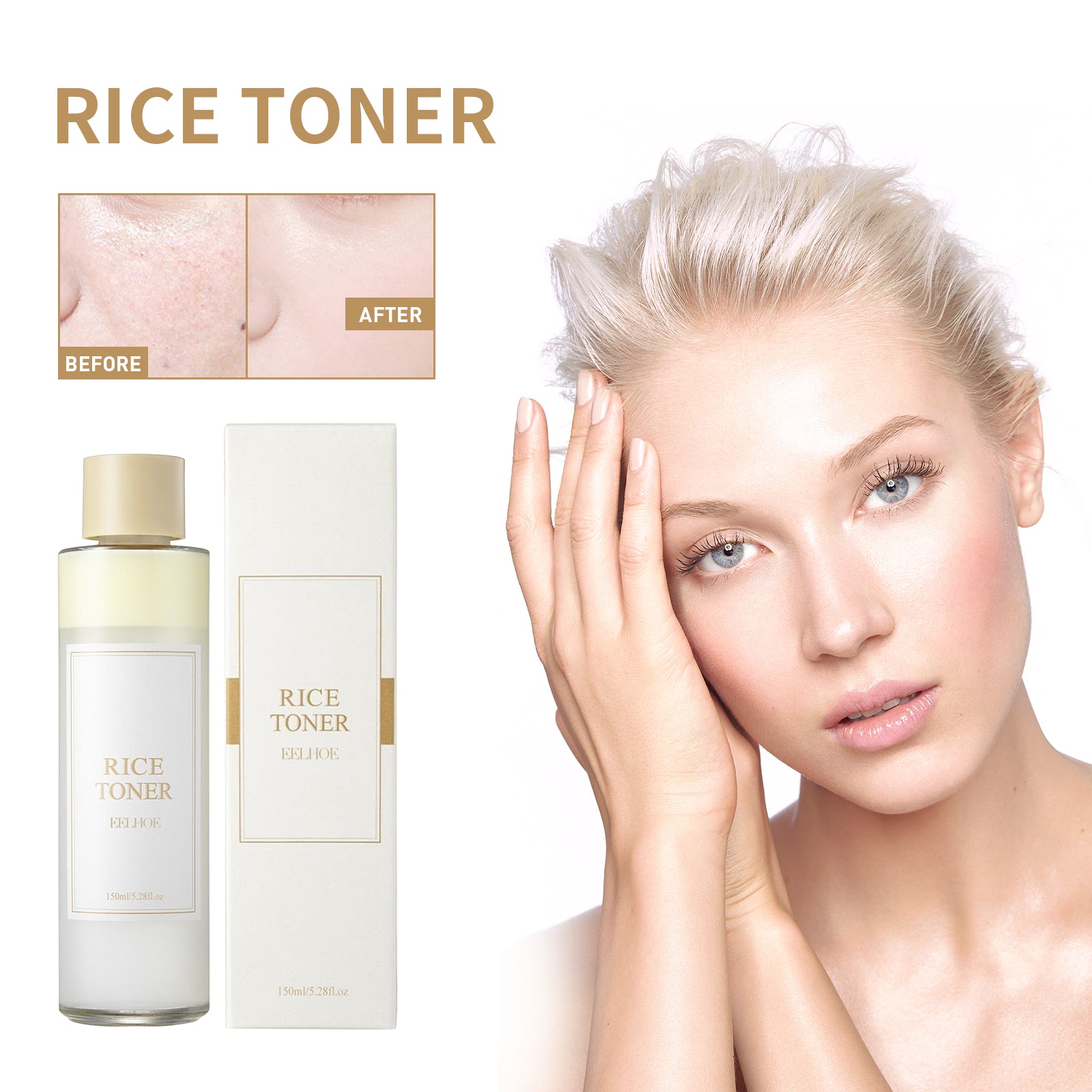 Rice Toner Deeply Hydrates And Repairs Skin Barrier, Firming And Moisturizing Facial Skin Toner Health & Beauty Health Eprolo https://www.cyberehub.com