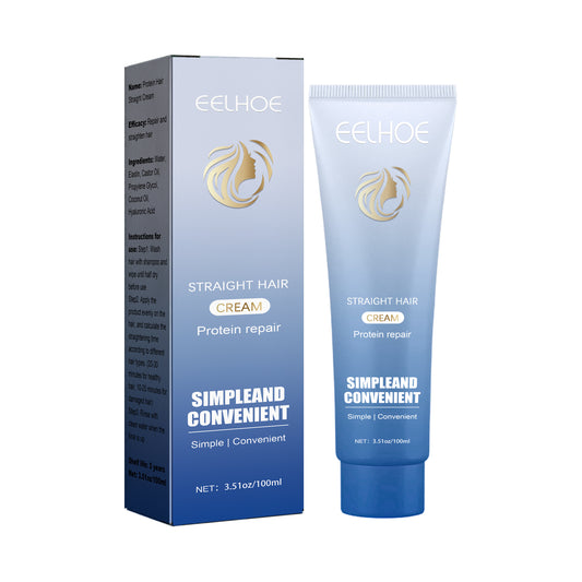 Protein Hair Straightening Cream Nourishes Hair, Smooths Hair And Scalp, And Takes Care Of Smooth, Frizzy And Dry Hair default title Health Eprolo https://www.cyberehub.com