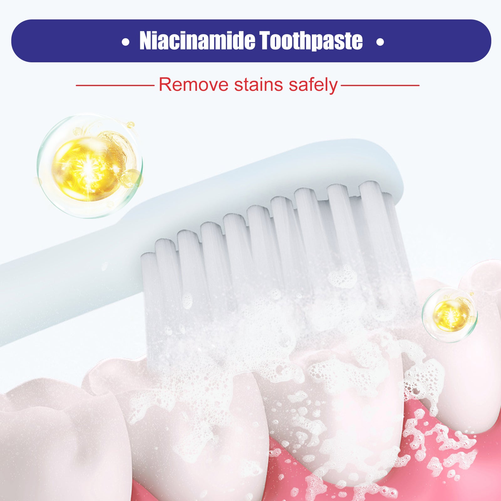 Niacinamide Toothpaste, Cool White Toothpaste Freshen Breath Clean Mouth Guard Gum Jianchi Bright White Toothpaste Health Eprolo https://www.cyberehub.com