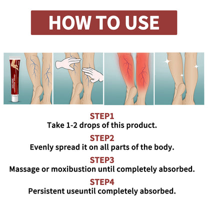 Venous Massage Varicose Cream, Relieves Bulging Leg Blood Vessels And Swollen Leg Earthworm Venous Massage Cream Health Eprolo https://www.cyberehub.com