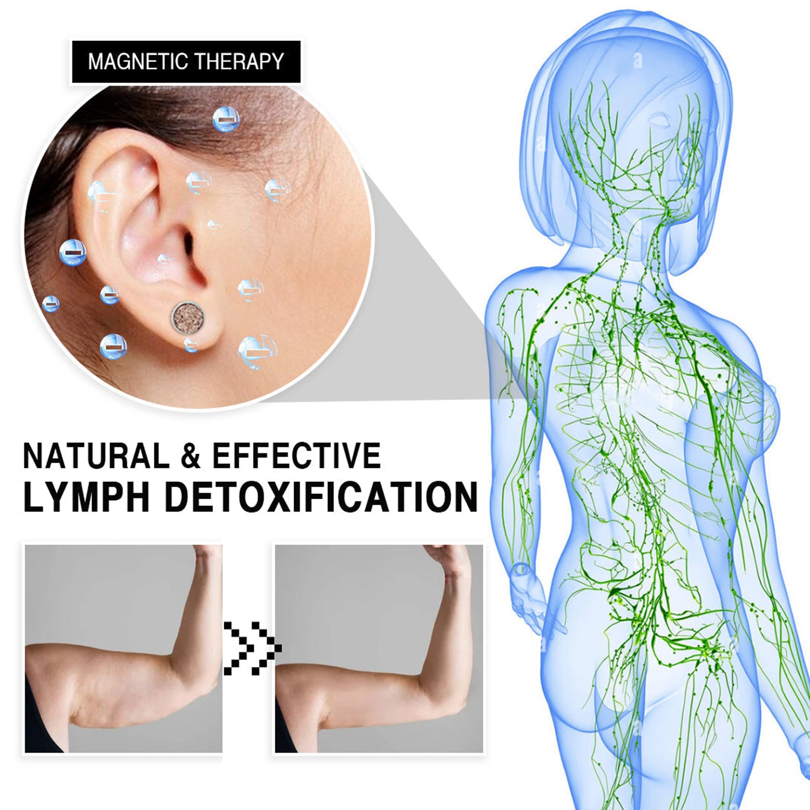 Magnetic Earrings, No Piercing Earrings Clear Jawline Lines To Create A Beautiful Figure HOEXE eprolo https://www.cyberehub.com